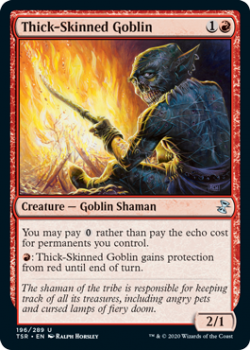 Thick-Skinned Goblin - TIME SPIRAL REMASTERED - 196/289 - Magic the Gathering Single Card