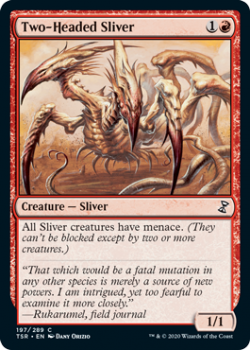 Two-Headed Sliver - TIME SPIRAL REMASTERED - 197/289 - Magic the Gathering Single Card