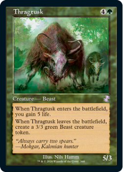 Thragtusk - TIME SPIRAL REMASTERED - Magic the Gathering Single Card