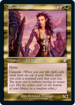 Bloodbraid Elf (FOIL) - TIME SPIRAL REMASTERED - Magic the Gathering Single Card