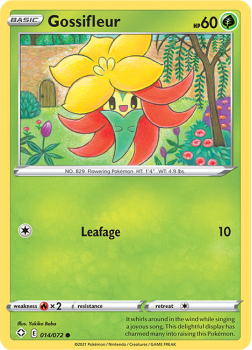 Gossifleur : SHINING FATES - 14/072 - Pokemon Single Card