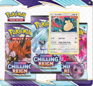 Pokemon Sword and Shield Chilling Reign: 3 Pack Blister Snorlax