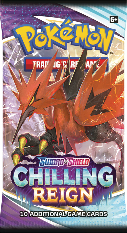 Pokemon Chilling Reign: Booster Pack (10 Cards) Pokemon Chilling Reign: Booster Pack (10 Cards)