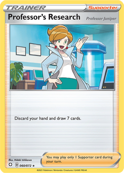 Professor's Research : SHINING FATES - 60/072 - Pokemon Single Card