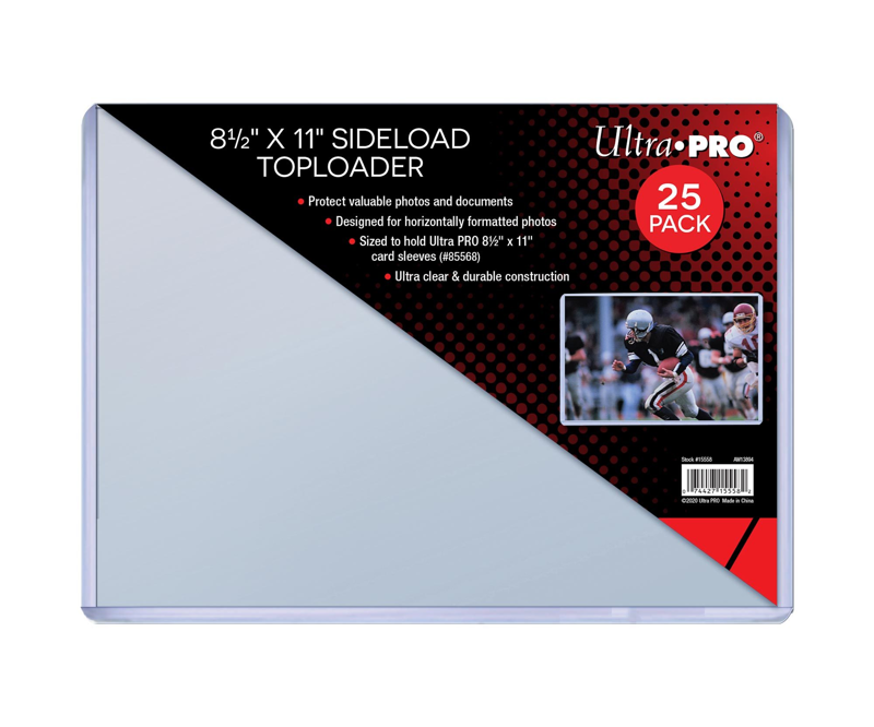 8-1/2" X 11" Side Load Toploaders (25ct) | Ultra PRO International - Foto 9
