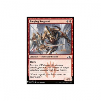 Barging Sergeant : MYSTERY BOOSTER 897 - Magic the Gathering Single Card