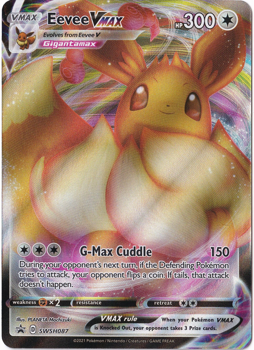Eeevee VMAX- SWSH087 - Pokemon Single Promotional Card