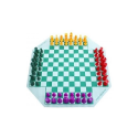 CNChess Quality Solid 4-player Chess Set (in bag)