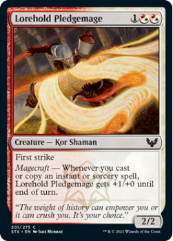 Lorehold Pledgemage - STRIXHAVEN: SCHOOL OF MAGES - 201/275 - Magic the Gathering Single Card