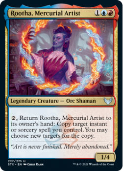 Rootha, Mercurial Artist - STRIXHAVEN: SCHOOL OF MAGES - 227/275 - Magic the Gathering Single Card