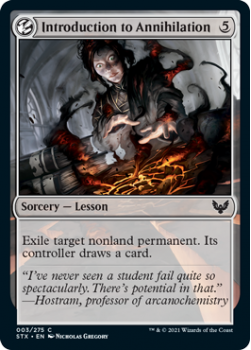 Introduction to Annihilation - STRIXHAVEN: SCHOOL OF MAGES - 003/275 - Magic the Gathering Single Card