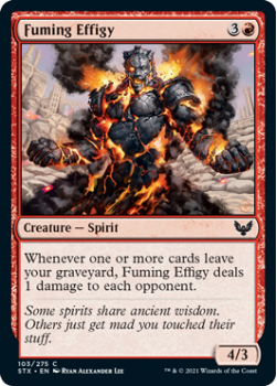 Fuming Effigy - STRIXHAVEN: SCHOOL OF MAGES - 103/275 - Magic the Gathering Single Card