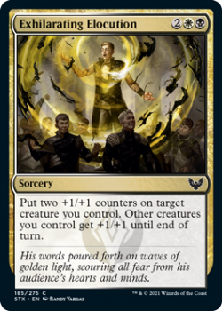 Exhilarating Elocution - STRIXHAVEN: SCHOOL OF MAGES - 185/275 - Magic the Gathering Single Card