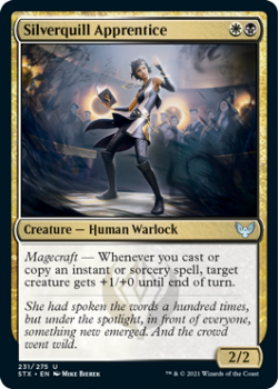 Silverquill Apprentice - STRIXHAVEN: SCHOOL OF MAGES - 231/275 - Magic the Gathering Single Card