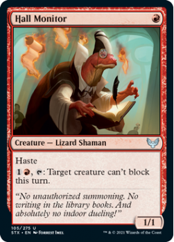 Hall Monitor - STRIXHAVEN: SCHOOL OF MAGES - 105/275 - Magic the Gathering Single Card