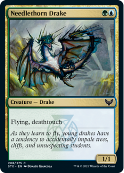 Needlethorn Drake - STRIXHAVEN: SCHOOL OF MAGES - 208/275 - Magic the Gathering Single Card