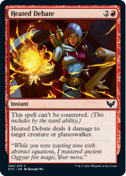 Heated Debate - STRIXHAVEN: SCHOOL OF MAGES - 106/275 - Magic the Gathering Single Card