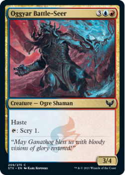 Oggyar Battle-Seer - STRIXHAVEN: SCHOOL OF MAGES - 209/275 - Magic the Gathering Single Card