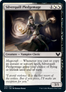 Silverquill Pledgemage - STRIXHAVEN: SCHOOL OF MAGES - 233/275 - Magic the Gathering Single Card
