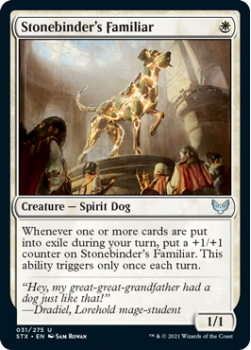 Stonebinder's Familiar - STRIXHAVEN: SCHOOL OF MAGES - 031/275 - Magic the Gathering Single Card