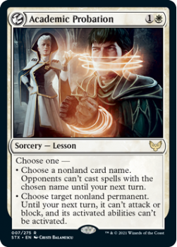 Academic Probation (FOIL) - STRIXHAVEN: SCHOOL OF MAGES - 007/275 - Magic the Gathering Single Card