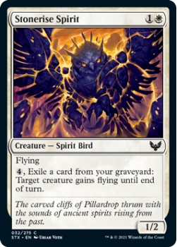 Stonerise Spirit - STRIXHAVEN: SCHOOL OF MAGES - 032/275 - Magic the Gathering Single Card
