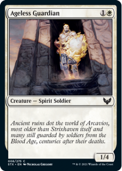 Ageless Guardian - STRIXHAVEN: SCHOOL OF MAGES - 008/275 - Magic the Gathering Single Card