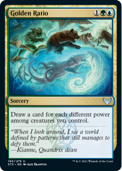 Golden Ratio - STRIXHAVEN: SCHOOL OF MAGES - 190/275 - Magic the Gathering Single Card