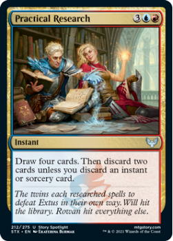 Practical Research - STRIXHAVEN: SCHOOL OF MAGES - 212/275 - Magic the Gathering Single Card