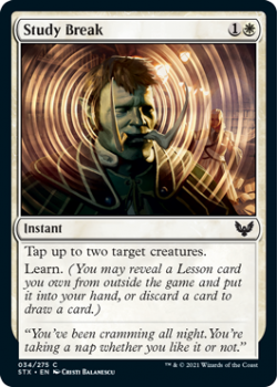 Study Break - STRIXHAVEN: SCHOOL OF MAGES - 034/275 - Magic the Gathering Single Card