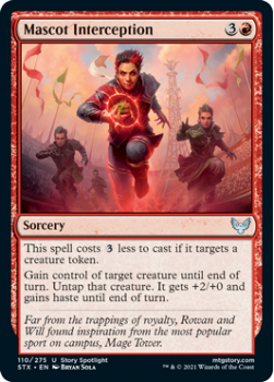 Mascot Interception - STRIXHAVEN: SCHOOL OF MAGES - 110/275 - Magic the Gathering Single Card