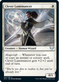 Clever Lumimancer (FOIL) - STRIXHAVEN: SCHOOL OF MAGES - 010/275 - Magic the Gathering Single Card