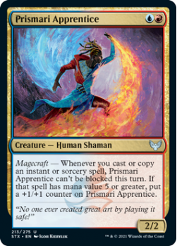 Prismari Apprentice - STRIXHAVEN: SCHOOL OF MAGES - 213/275 - Magic the Gathering Single Card