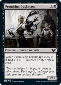 Promising Duskmage - STRIXHAVEN: SCHOOL OF MAGES - 085/275 - Magic the Gathering Single Card