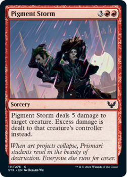 Pigment Storm - STRIXHAVEN: SCHOOL OF MAGES - 111/275 - Magic the Gathering Single Card