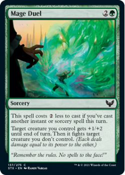 Mage Duel - STRIXHAVEN: SCHOOL OF MAGES - 137/275 - Magic the Gathering Single Card