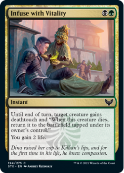 Infuse with Vitality - STRIXHAVEN: SCHOOL OF MAGES - 194/275 - Magic the Gathering Single Card