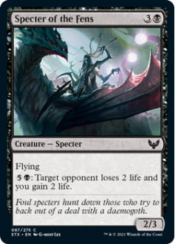 Specter of the Fens - STRIXHAVEN: SCHOOL OF MAGES - 087/275 - Magic the Gathering Single Card