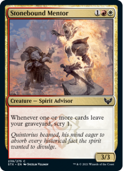 Stonebound Mentor - STRIXHAVEN: SCHOOL OF MAGES - 239/275 - Magic the Gathering Single Card