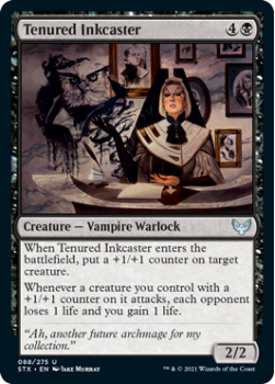 Tenured Inkcaster - STRIXHAVEN: SCHOOL OF MAGES - 088/275 - Magic the Gathering Single Card
