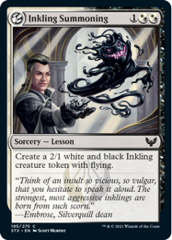 Inkling Summoning - STRIXHAVEN: SCHOOL OF MAGES - 195/275 - Magic the Gathering Single Card