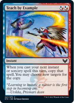 Teach by Example - STRIXHAVEN: SCHOOL OF MAGES - 241/275 - Magic the Gathering Single Card