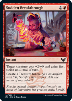 Sudden Breakthrough (FOIL) - STRIXHAVEN: SCHOOL OF MAGES - 116/275 - Magic the Gathering Single Card