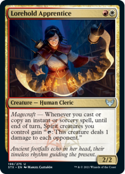 Lorehold Apprentice - STRIXHAVEN: SCHOOL OF MAGES - 198/275 - Magic the Gathering Single Card