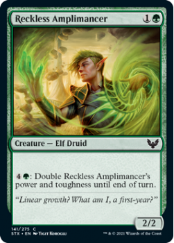 Reckless Amplimancer - STRIXHAVEN: SCHOOL OF MAGES - 141/275 - Magic the Gathering Single Card