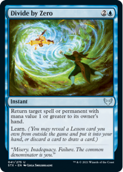 Divide by Zero - STRIXHAVEN: SCHOOL OF MAGES - 041/275 - Magic the Gathering Single Card