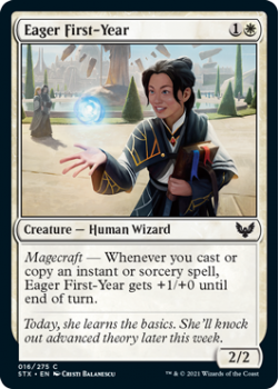 Eager First-Year - STRIXHAVEN: SCHOOL OF MAGES - 016/275 - Magic the Gathering Single Card