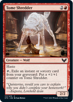 Tome Shredder - STRIXHAVEN: SCHOOL OF MAGES - 117/275 - Magic the Gathering Single Card