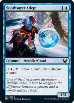 Soothsayer Adept - STRIXHAVEN: SCHOOL OF MAGES - 055/275 - Magic the Gathering Single Card