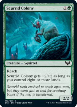 Scurrid Colony - STRIXHAVEN: SCHOOL OF MAGES - 142/275 - Magic the Gathering Single Card
